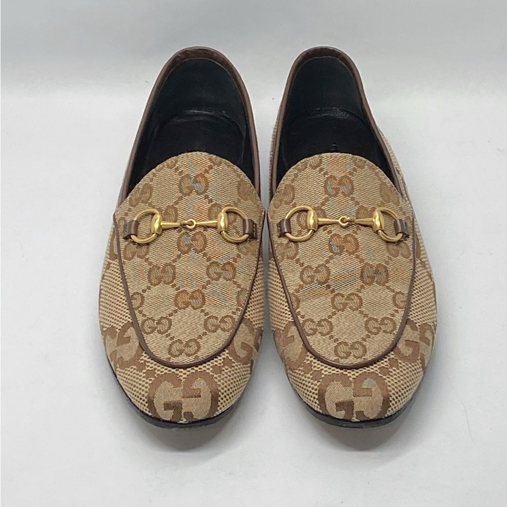 Gucci Jordaan Supreme Canvas Horsebit Loafer size 36.5 - Picture 2 of 13